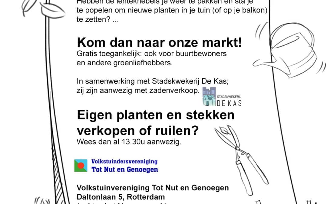 9 mei 2024: Planten,- en stekjesmarkt